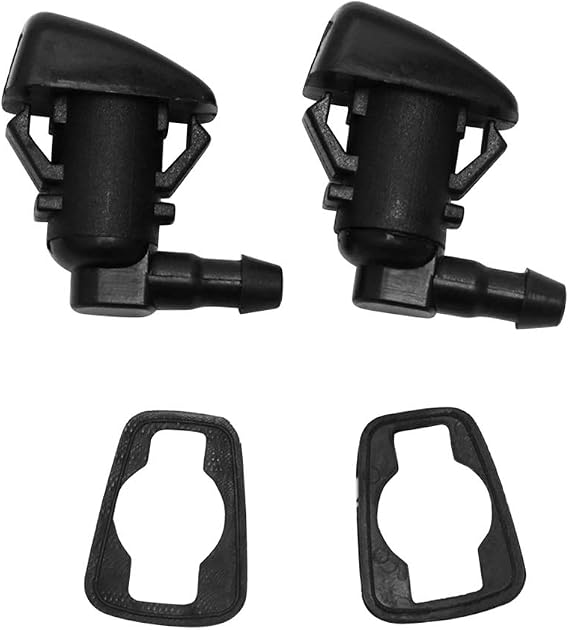 ZHParty 2 Pcs Front Windshield Washer Nozzle Wiper Spray Jet Kit fit for GMC Acadia 07-15, Chevroelt Traverse 09-17, Buick Enclave 07-11, Saturn Outlook 07-10 - Replaces OEM # 15247800, 25823360