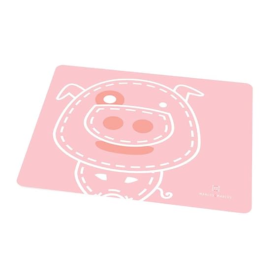 Baby Silicone Placemat, Roll up for On-the-go, 13.7X15.7 Inches, BPA/Phthalate Free, 6 Month+