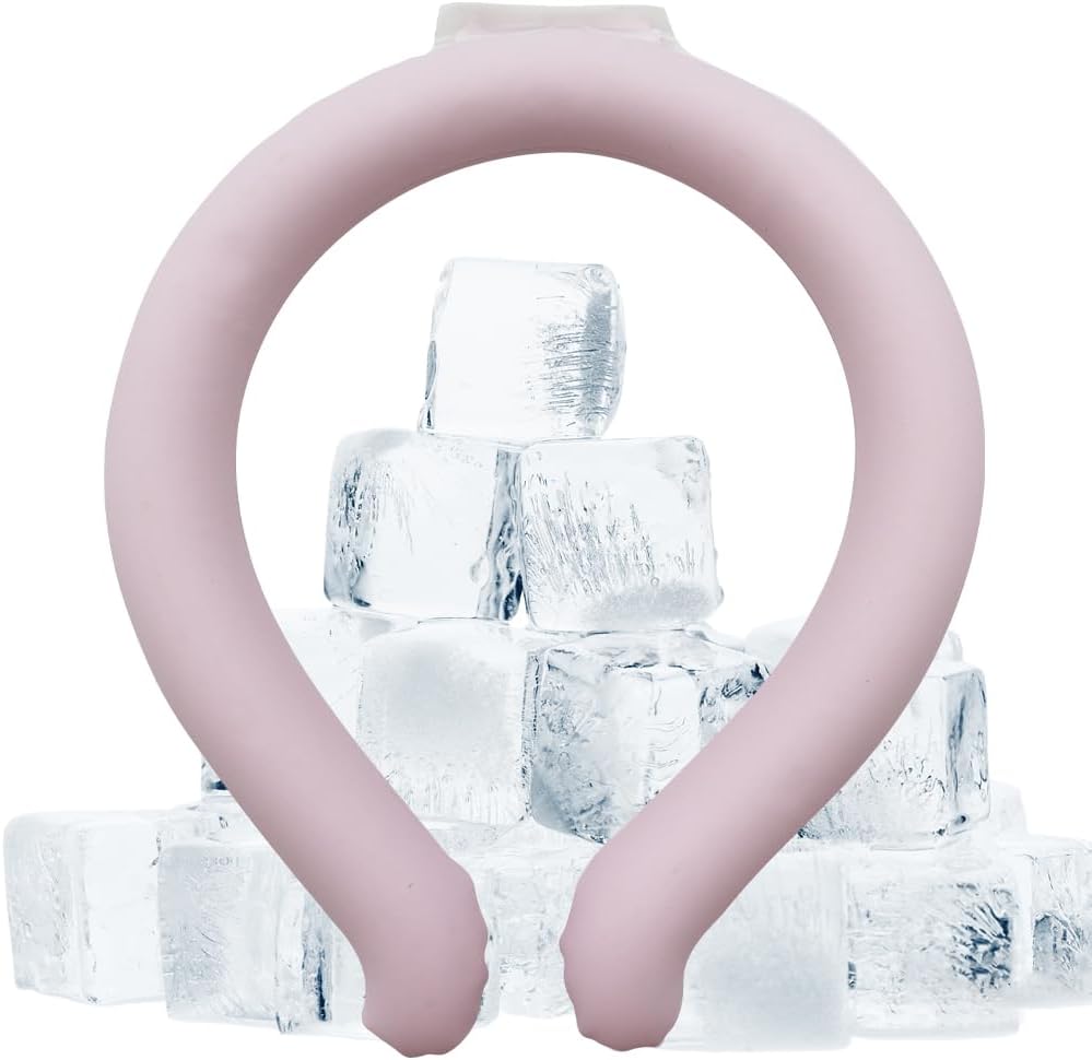Neck Cooler Ring - Reusable Cooling Necklace with PCM Technology | Instant Heat Relief for Outdoor Sports, Office Work, and Travel