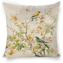 Throw Pillow Covers 18x18 Rustic Animal Bird Decorative Couch Pillows Double Sided Cushion Covers for Bedroom Living Room Outdoor