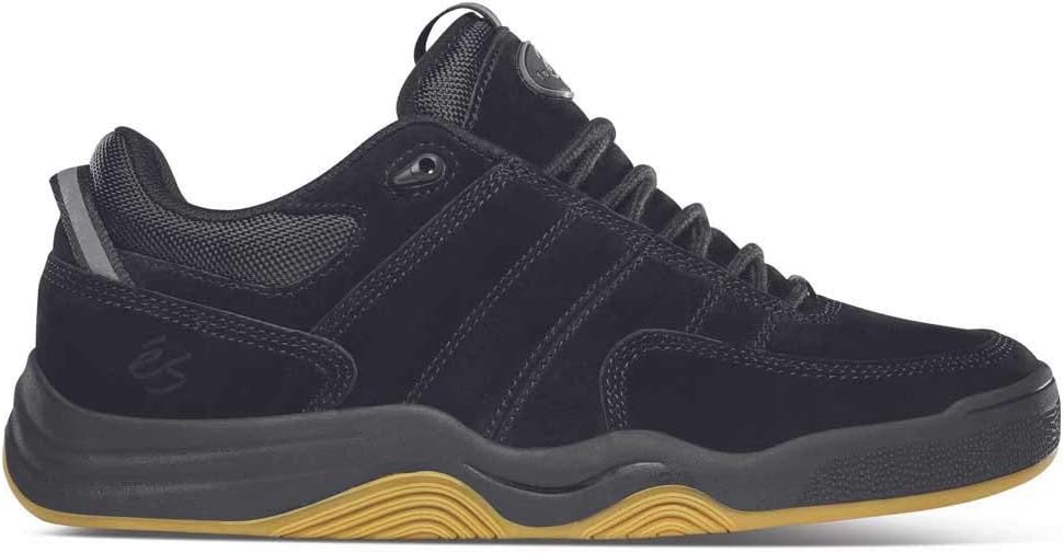 eS Evant BlackBlackGum Mens Skate Shoes-12