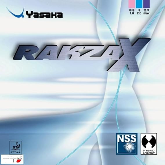 New Yasaka Rakza X Sponge Rubber Table Tennis (Black)
