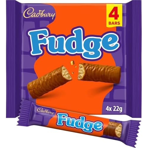 Cadbury Fudge Chocolate Bar 4pk 4 x 22g|Pack of 1
