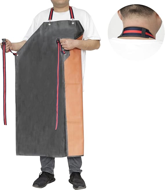 Thick Rubber Apron,Waterproof Chemical Oil Resistant Aprons (1 pack) | Suitable for Dishwashing,Dog Grooming,Butcher