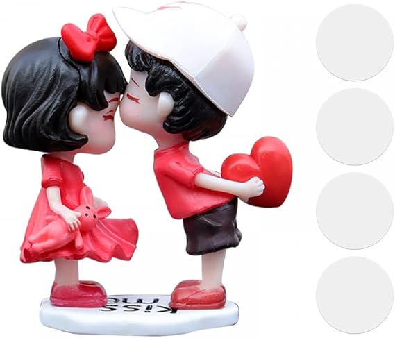 MiOYOOW Car Dashboard Decoration, Lovely Couple Auto Interior Decoration Cute Couple Ornament with for Cars Home