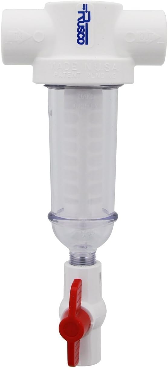 Rusco/Vu-Flow 1" 100 Mesh Spin Down Sediment Water Filter System