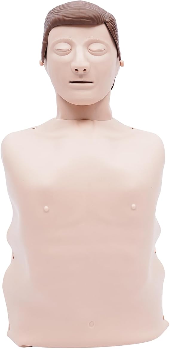 Adult Training Manikin for CPR Classes,Professional Adult CPR Manikin for First Aid Training,Humanized Design CPR Dummy Simulator Training Model Kit with Oxford Bag