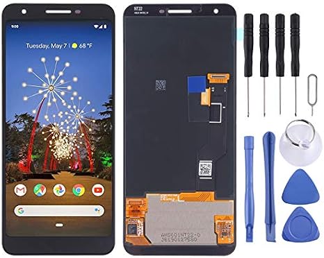Phone Screen Replacement OEM LCD Screen for Google Pixel 3a XL with Digitizer Full Assembly (Black) Cell Phone Accessories