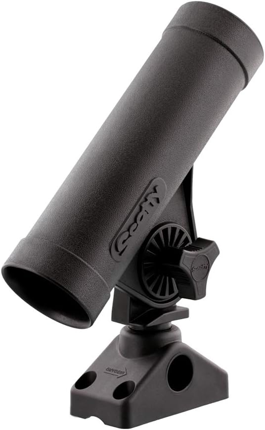 Scotty #250 Rodmaster Adjustable Tube Style Rod Holder Black, 8 inch