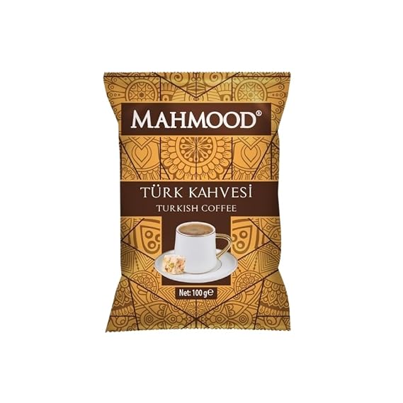 Mahmood Turkish Coffee 100g Traditional Finely Ground Coffee Rich Aroma & Smooth Taste Perfect for Authentic Turkish Coffee Experience