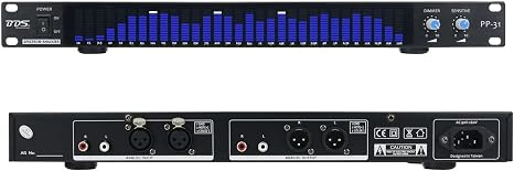 BDS PP-31 Digital Audio Spectrum Analyzer Blue 1U Music Spectrum VU Meter 31 Segments