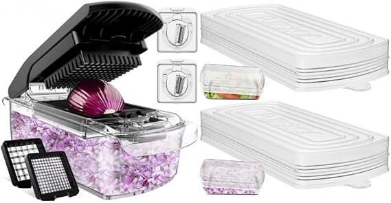 fullstar Bundle: Chopper + 2 piece Silicone Lids