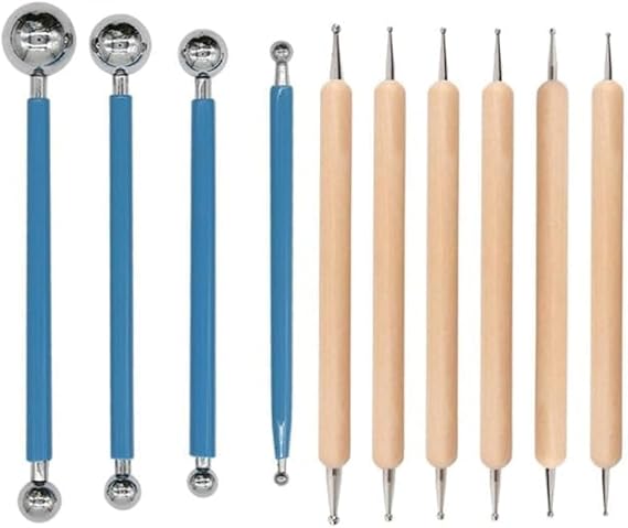 10Pcs Ball Stylus Tools Dotting Sculpting Modeling Tools