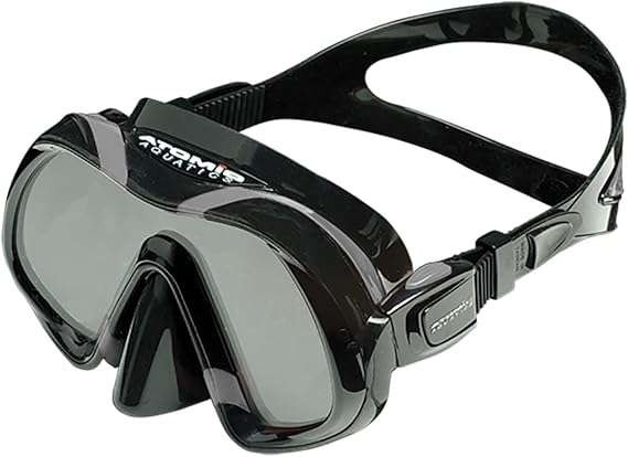 Atomic Venom Ultra Clear Ultra Wide Panoramic View Scuba Diving Mask, Black