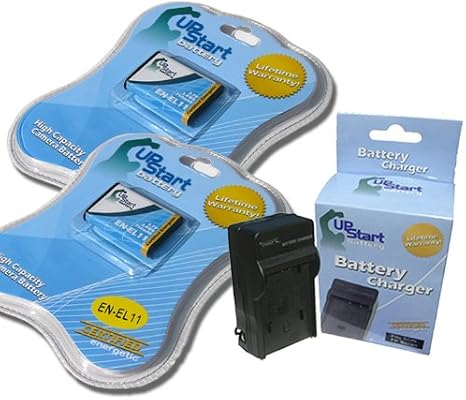 2X Pack - Olympus FE-370 Battery + Charger - Replacement for Olympus LI-60B Digital Camera Battery and Charger (750mAh, 3.7V, Lithium-Ion) | Compatible with Olympus LI-60B Digital Camera Battery and Charger (750mAh, 3.7V, Lithium-Ion)