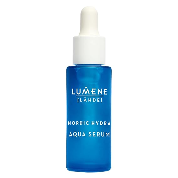 Lumene Nordic Hydra [Lahde] Arctic Dew Quenching Aqua Serum, transparent, 1 Fl Oz