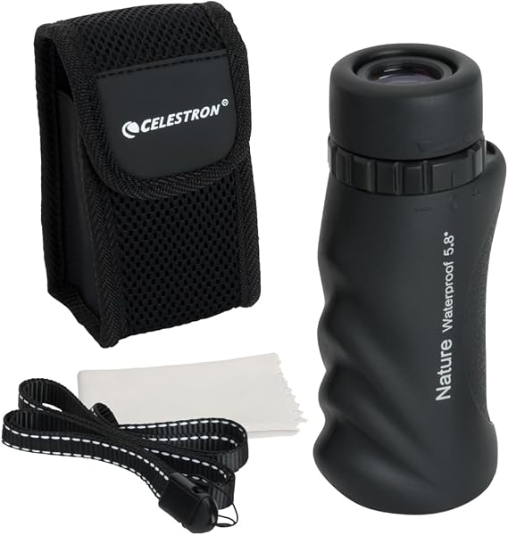 Celestron 71210 Nature 10 X 25 Monocular Dürbün (Kutulu), Siyah