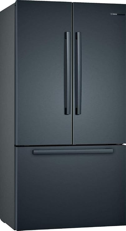 Bosch B36CT80SNB 36" 800 Series French Door Refrigerator with 20.8 cu. ft. Capacity, FarmFresh System, VitaFreshPro, LED Lighting and MultiAirFlow (Black Stainless Steel)