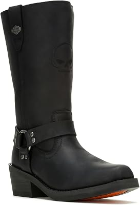 Harley-Davidson Womens Korsen Tall Ride Waterproof Motorcycle Boots D87310