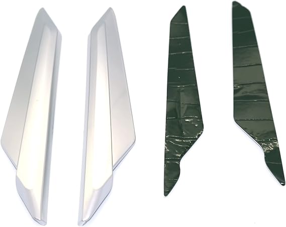 Matte Chrome Side Mirror Rearview Accents Tip Cover for Honda GL1800 GL 1800 Gold Wing Goldwing 1800 2018-2022, Motorcycle Accessories Trim Decoration Parts Sticker Decal 1 Pair