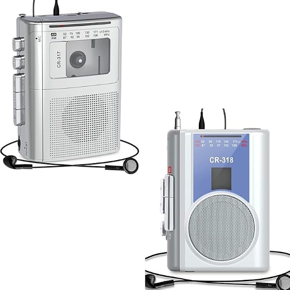 Cassette Recorder Player 318+ Bluetooth Cassette Player 317