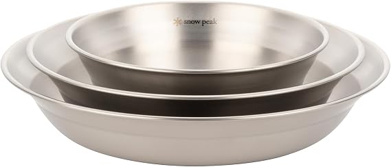 Snow Peak Camping Tableware Set for Backpacking & Outdoor Dining | Complete Dining Set, Plate, Dish & Bowls Included, Carry Bag, Lightweight for Camping & Backpacking