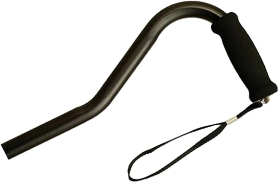 Bariatric Offset Adjustable Aluminum Cane Foam Grip Handle