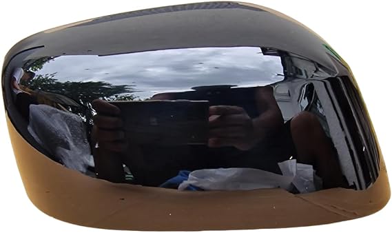 Wing Mirror Cover Cap for Nissan Navara D40 (2005-2014) - Nissan Pathfinder R51 (2008-2015) - Right Hand Side (Driver O/S) - Gloss Black - Ready to Fit