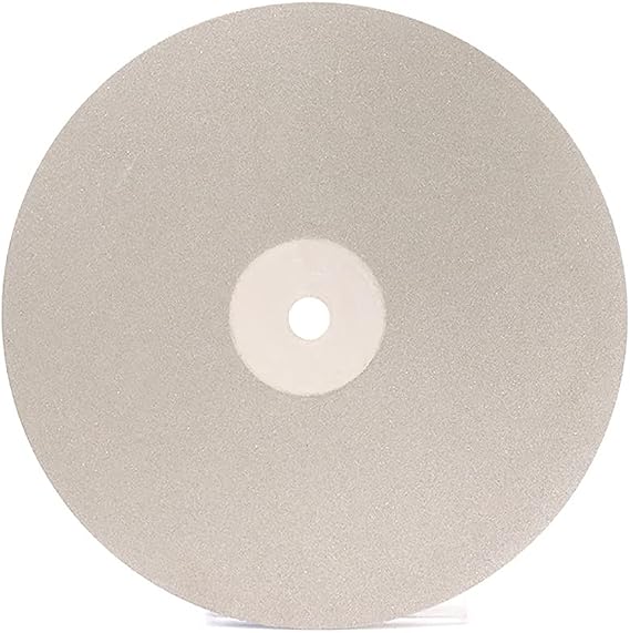 1Pcs 8-inch 400 Grit Diamond Coated Flat Lap Wheel Grinding Sanding Polishing Disc