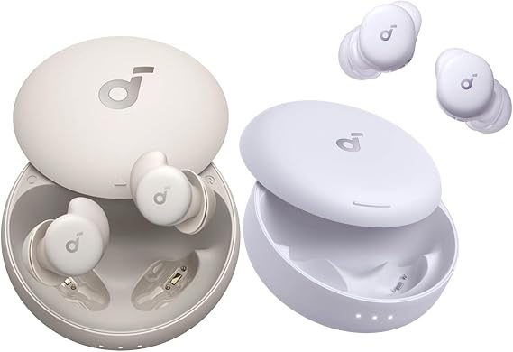 soundcore Sleep A20 by Anker Sleep Earbuds, Noise Blocking Sleep Headphones, Small Design for Side Sleepers Sleep A30 by Anker, Sleep Earbuds, Active Noise Cancellation