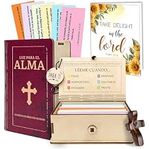 Bible Verses Box for Dad with Prayer Cross, 150 Upgrade Bible Verse Cards Box Set for Emotions and Feelings, 4 Emotional Themes, Religious Gift for Father, Encouragement & Love