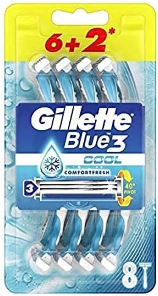 Gillette Blue3 Cool Kullan At Tıraş Bıçağı 8'li