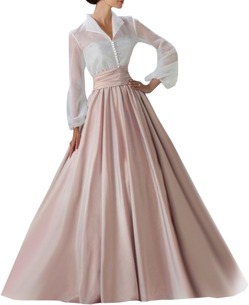 WDPL Womens Floor Length High Waist Satin Bridal Prom Skirt