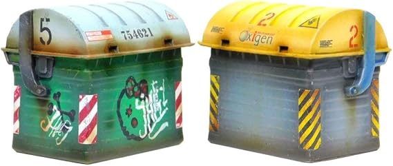 Greenstuff World EU Waste Container Miniature Accessory GSWD-1976