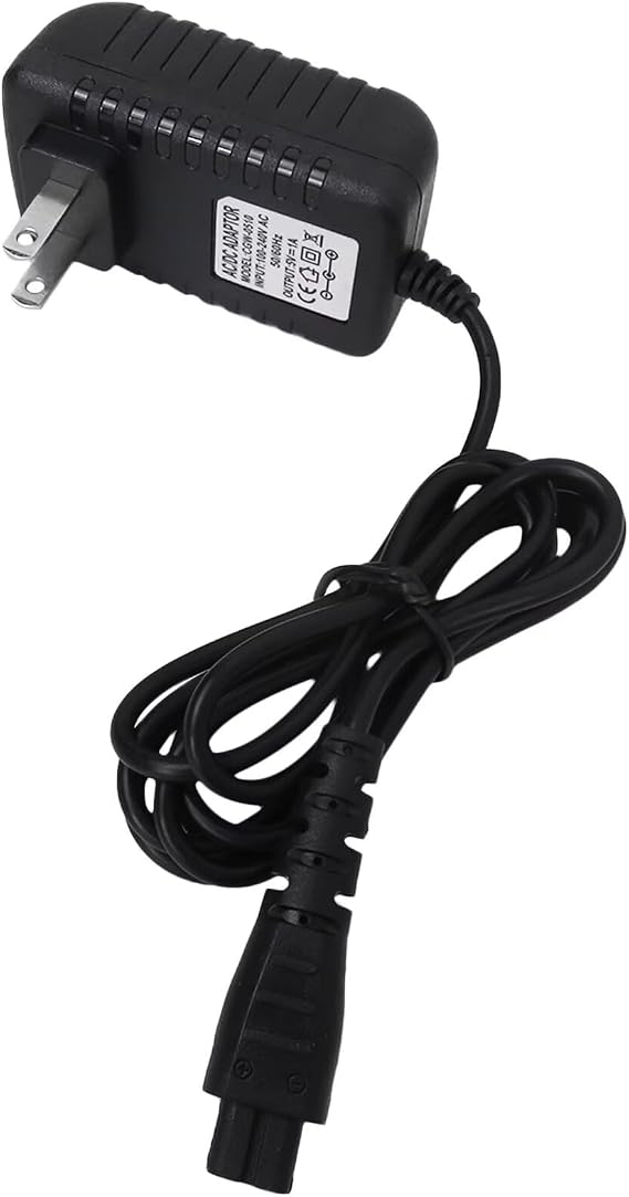 5V Charger for Remington Shaver PR1240 PR1250 PR1260 PR1270 PR1285 PR1340 PR1342 PR1360 PR1362 PR1385 PR1387, Black Razor Trimmer Charging Cord