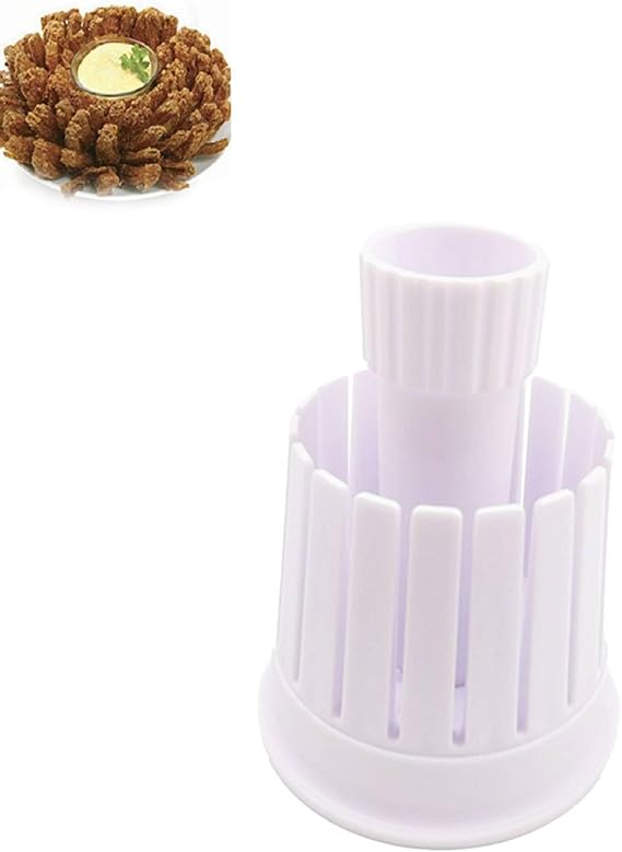 Onion Blossom Maker, Blooming Onion Slicers Plastic Tomato Slicers Lemon Cutter Handheld Onion Blossom Maker for Home Kitchen