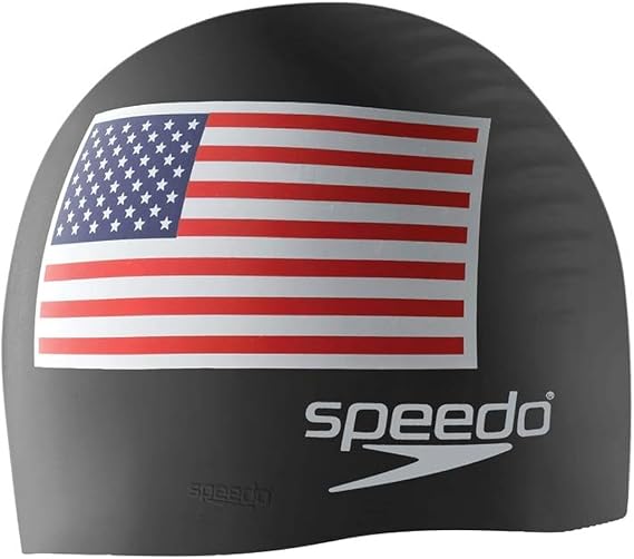 Speedo Silicone 'Flag' Swim Cap