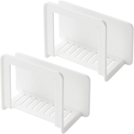 2pcs Router Shelf, Wall-Mounted Wifi Storage Box, Wifi Router Storage Box, Hider Rack Router Shelf, Wall-Mounted router Shelves No Dril for Wires, Routers, TV Set-Top Boxes, Remotes (White)