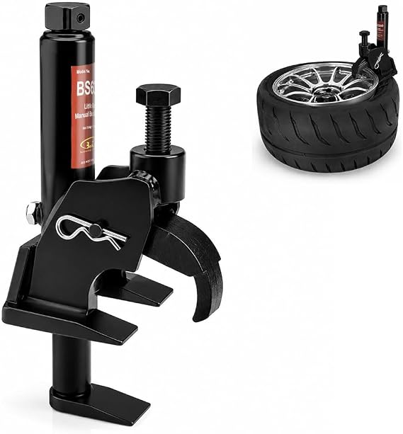 BESTOOL Manual Tire Bead Breaker for 38-42 Inch Farm Tractor and ATV Tires | Integrated Cast Paw, Jack Screw And Locking Collar Loosen Tractor, ATV And Mower Beads Securely Without Wheel Removal.