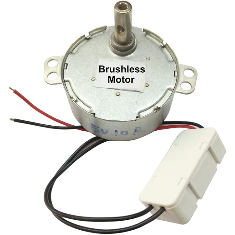 Davitu DC Motor - 5V6V9V12V24V Micro Brushless DC Synchronous Motor 4W Low RPM 0.9-60RPM 50Hz BLDC In DC Motor For Fan Microwave Oven Motor - SpeedRPM: 10 rpm, VoltageV: DC 6V