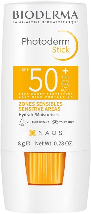 Bioderma Photoderm Stick SPF50+ Göz Çevresi, Dudak, Hassas Bölgeler Çok Yüksek Korumalı Stick Güneş Koruyucu 8 gr