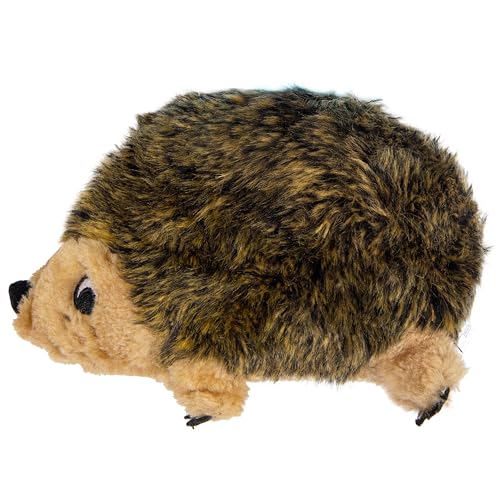 Outward Hound Hedgehogz Stuffed Dog Toy Soft Plush Hedgehog, Grunts & Squeaks, Medium, 9 x 5 x 6.5