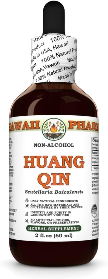 Hawaii Pharm Huang Qin Root Alcohol-Free Extract, 2 fl oz