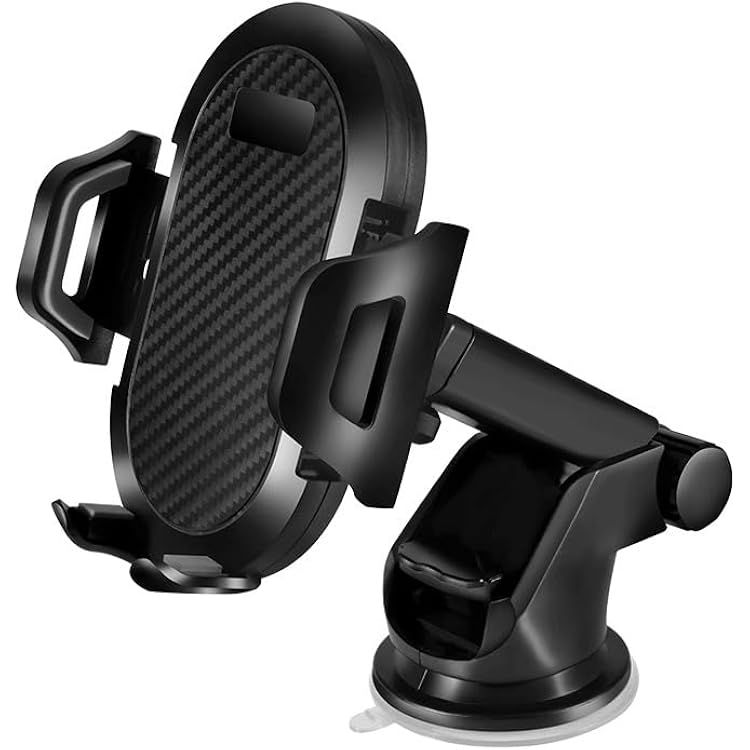 Car Phone Mount Holder for Renault Symbol 2002-2024,Dashboard Windshield Phone Holder Strongest Suction Cup 360 Adjustable Hands Free Anti-Drop Cell Phone Holder,Black
