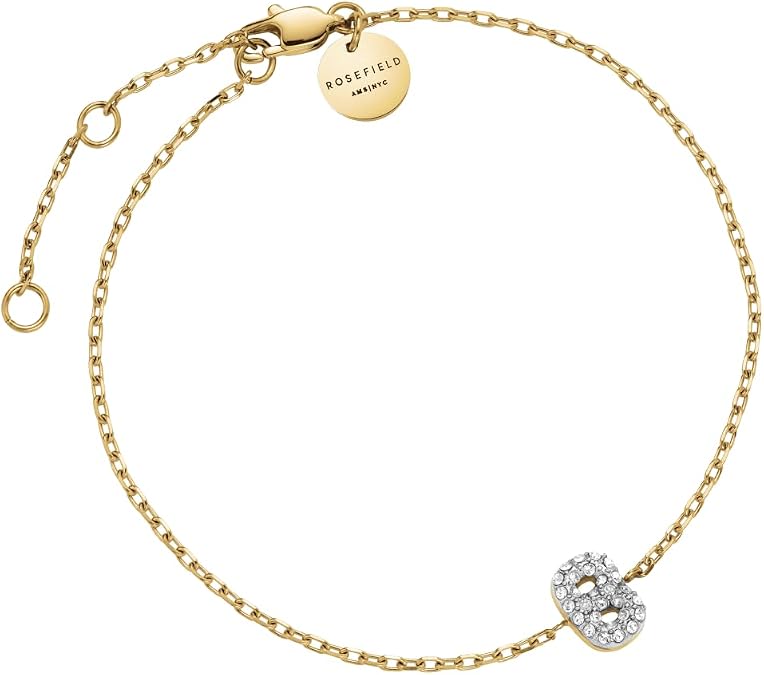 Bracelet with Crystal Letter B