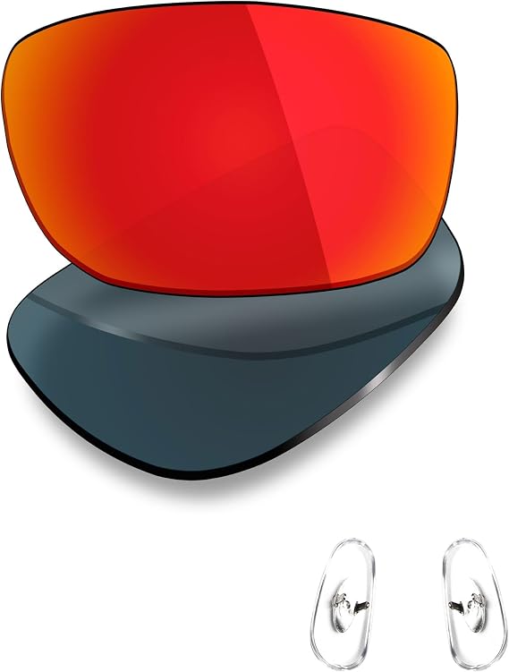 Mryok Replacement Lenses & Nose Pieces for Ray-Ban RB3447 50mm Sunglasses, HD Polarized, UV Protection, Impact Resistant