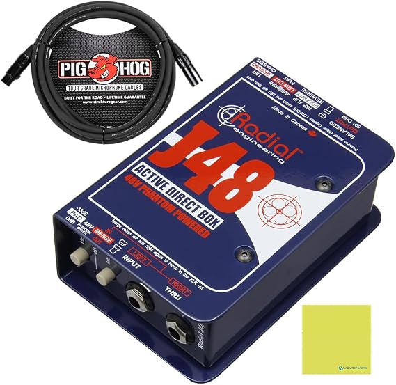 Radial Engineering J48 Premium Phantom Powered Active Direct Box