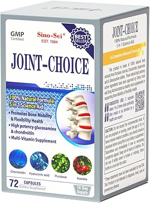Joint Choice, Joint Support Supplement, Mobility & Flexibility,Natural Formula, 72 Caps Buy 6 Get 1 Free