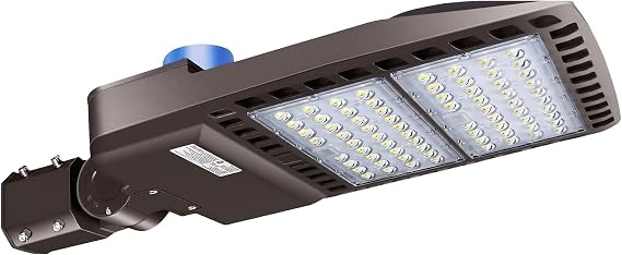 ledmo 200W LED Parking Lot Light Dusk to Dawn Photocell 5000K 26000LM | Super Bright Commercial Area Lighting Slipfitter Pole Mount for Farm Yard Driveway Garage Station