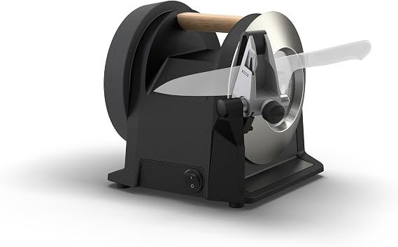 Tormek T-1 Kitchen Knife Sharpener for Home Use - CARBON BLACK - US Version - English